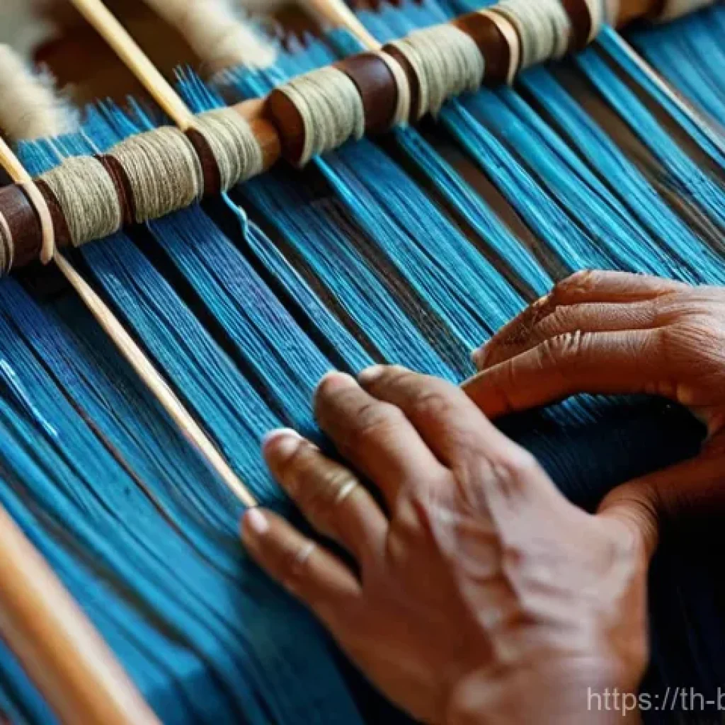 방글라데시 기념품 구매 추천 - **Prompt:** A close-up, high-definition photograph of an experienced Bangladeshi artisan's hands met...