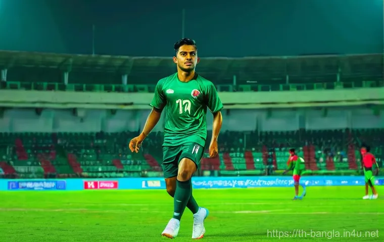 방글라데시의 스포츠 스타 - **Prompt: Cricket - Shakib Al Hasan in Action with Passionate Fans**
    "A dynamic, wide-angle shot...