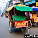 방글라데시 여행 주의사항 - **Prompt 1: Dhaka's Vibrant Rickshaw Culture**
    "A bustling street scene in Dhaka, Bangladesh, fi...